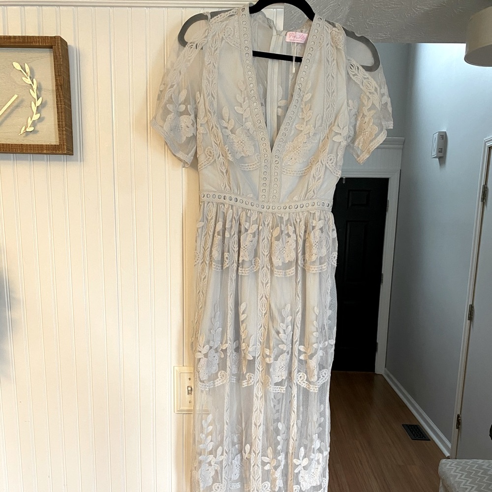 Lace Maxi/Romper